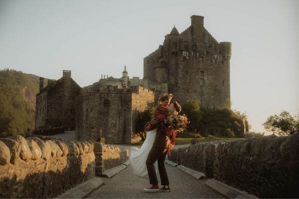 LGBTQ+ elopement eilean donan castle