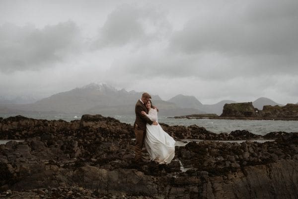 intimate isle of skye elopement in the forest